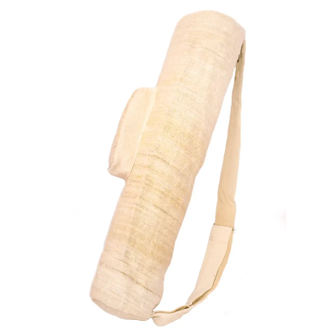 Natural Hemp Yoga Mat Bag: Natural