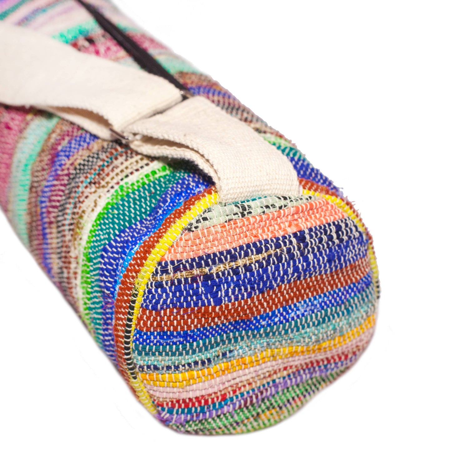 Upcycled Sari Yoga Mat Bag: Recycled fabrics