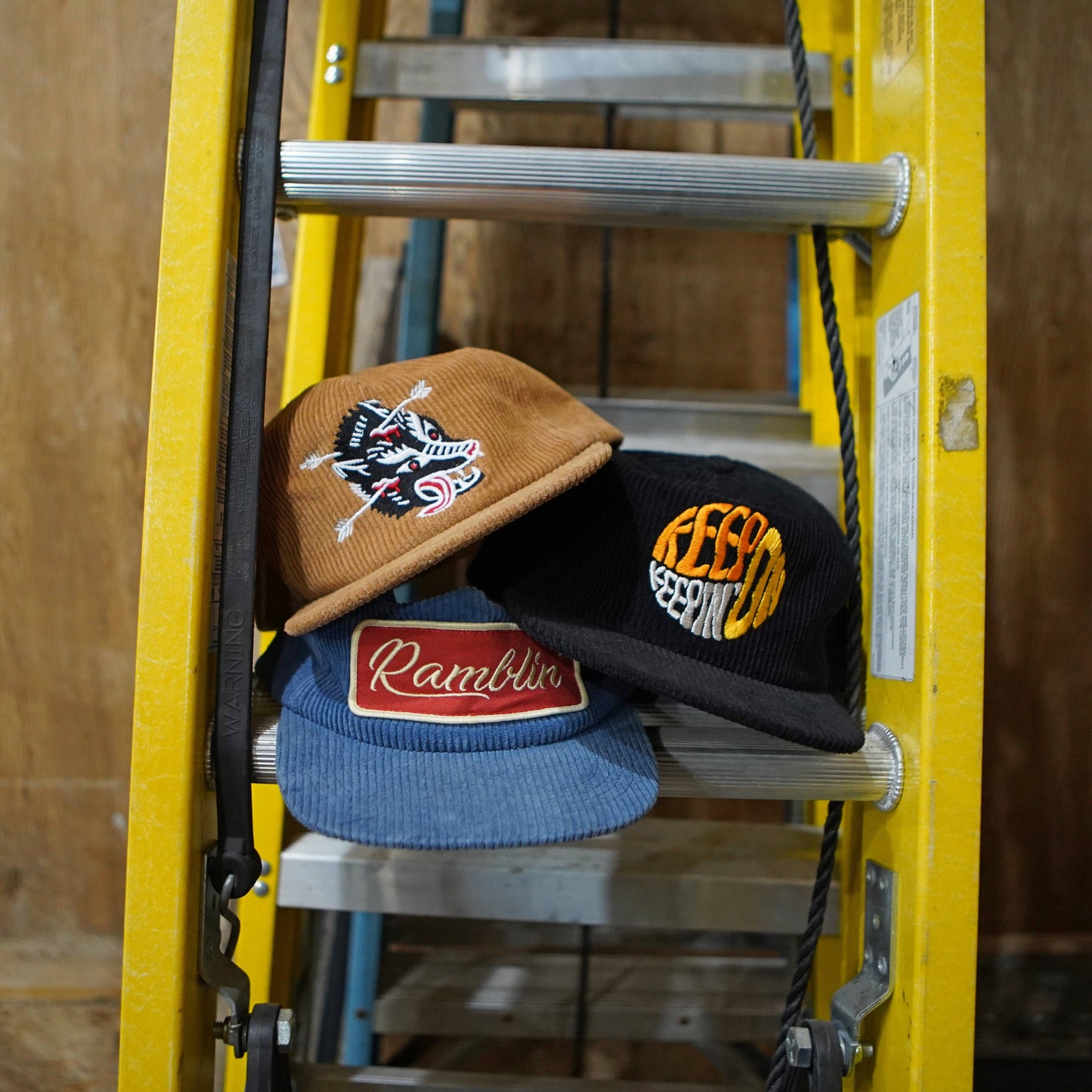 Corduroy Ramblin' Hat: Smoky Blue