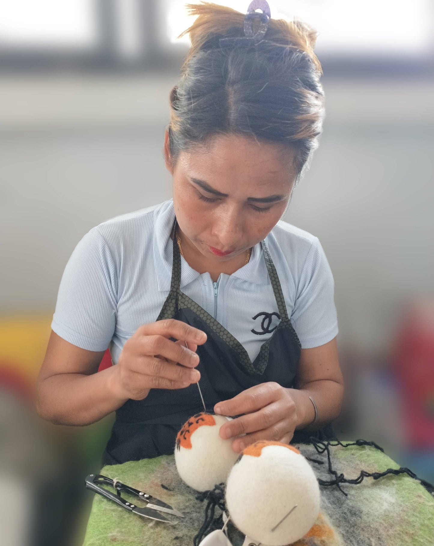 Bees: Eco Wool Dryer Balls Fair Trade: Bee