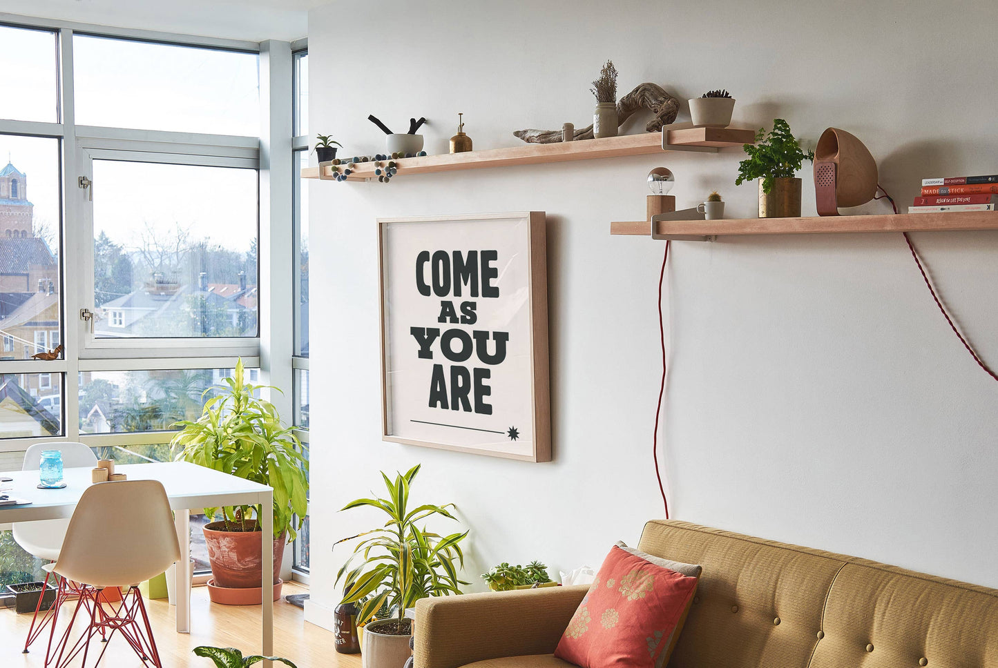 Come As You Are Art Print: Yellow / 5 x 7