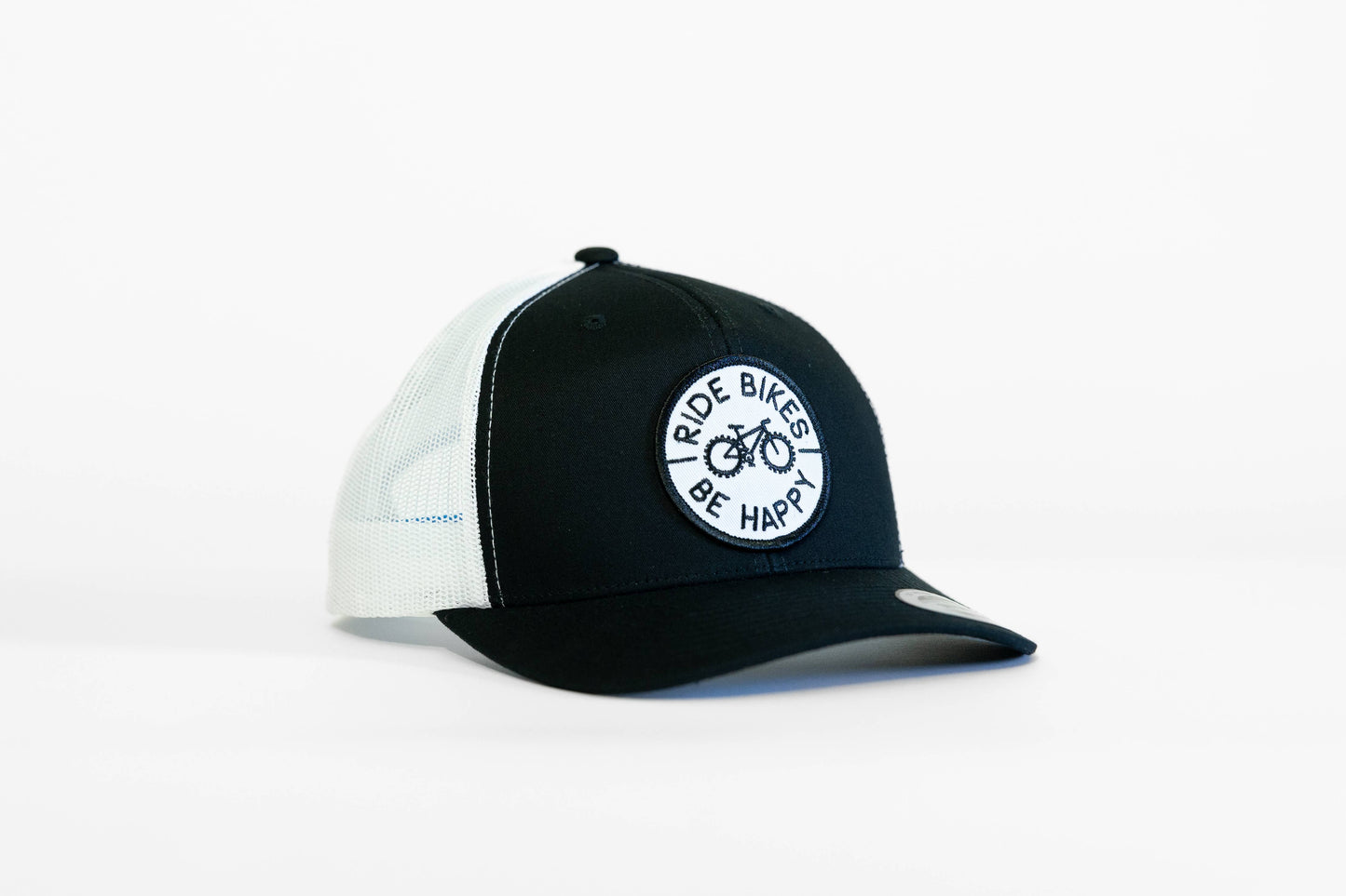 Ride Bikes Be Happy Hat | Cycling, MTB Trucker Hats | Great: Moss/Khaki