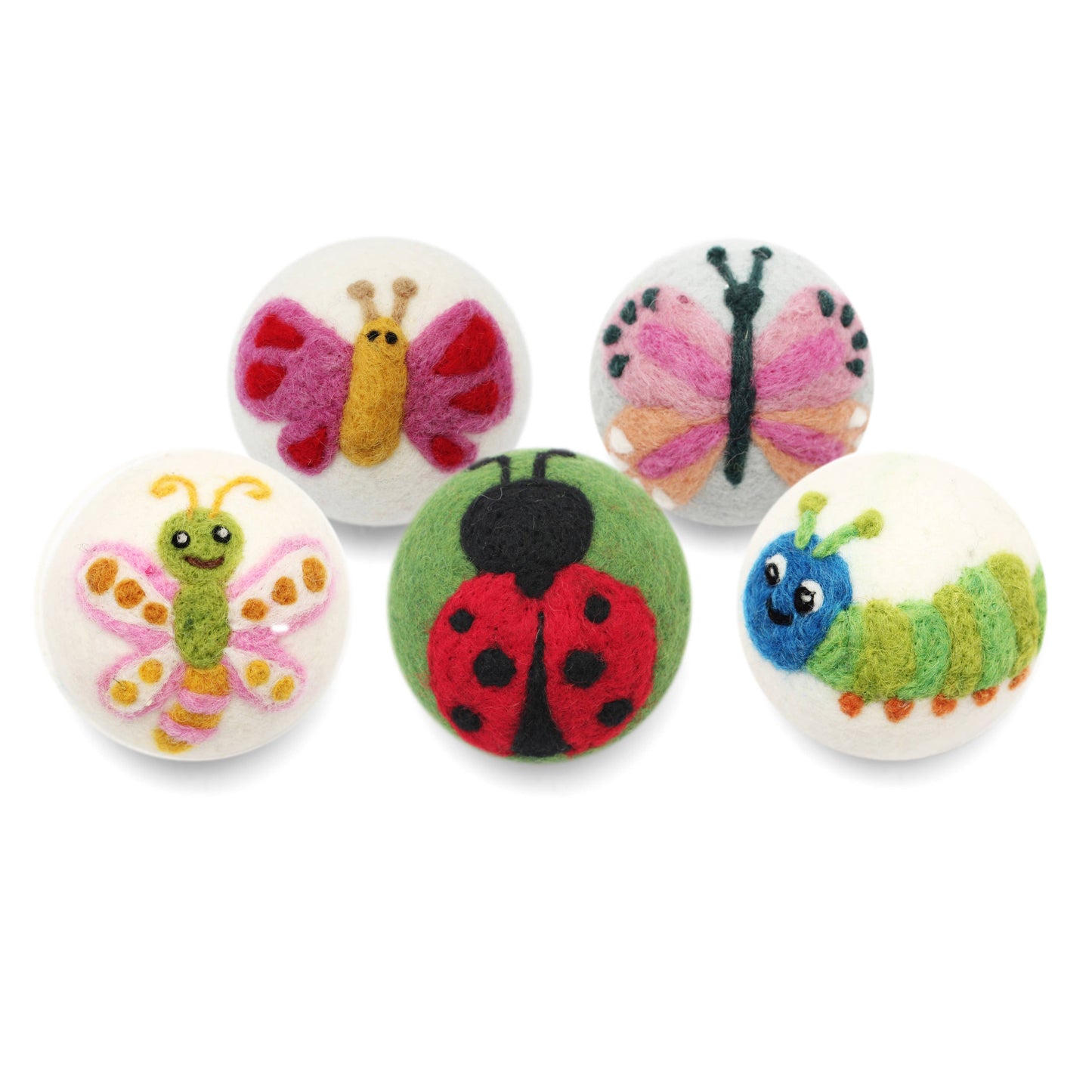 Bugs: (Butterfly's, Lady Bug) Wool Dryer Balls : Dragonfly