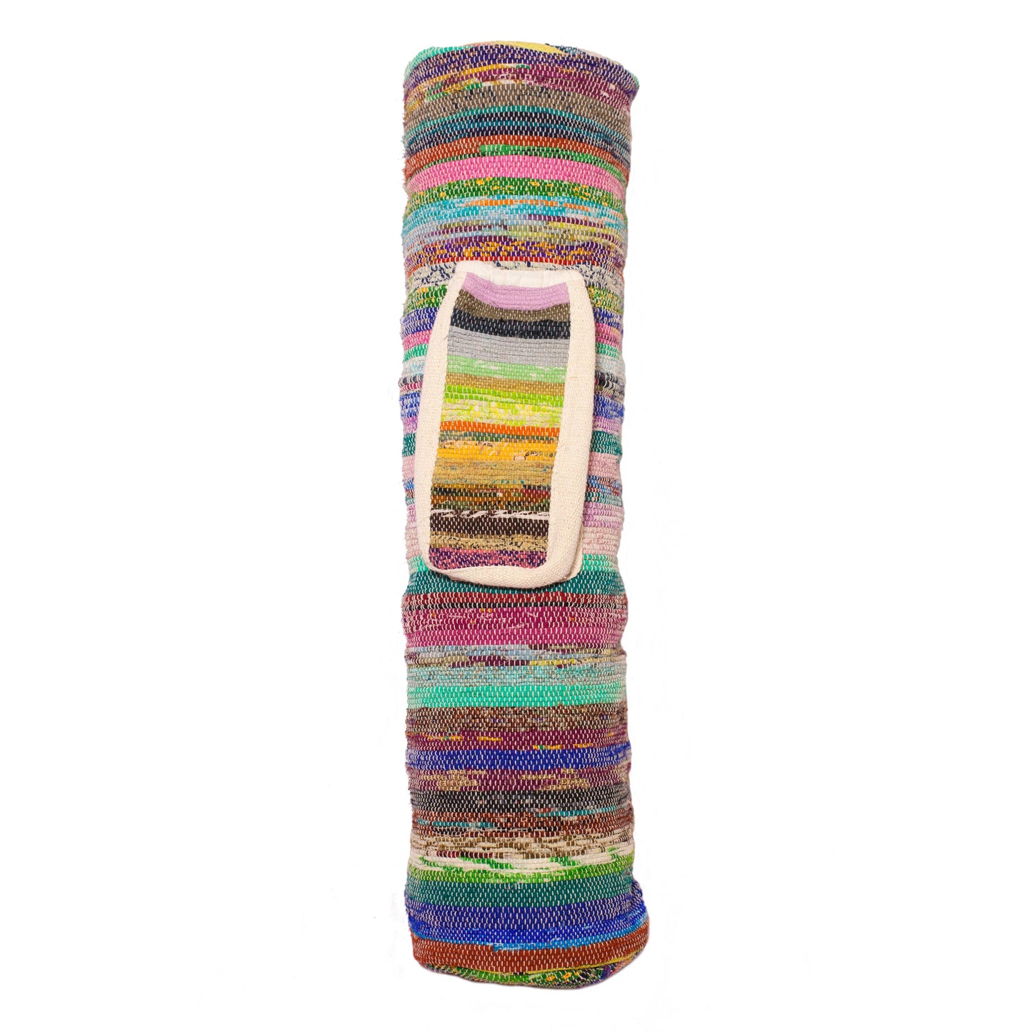 Upcycled Sari Yoga Mat Bag: Recycled fabrics