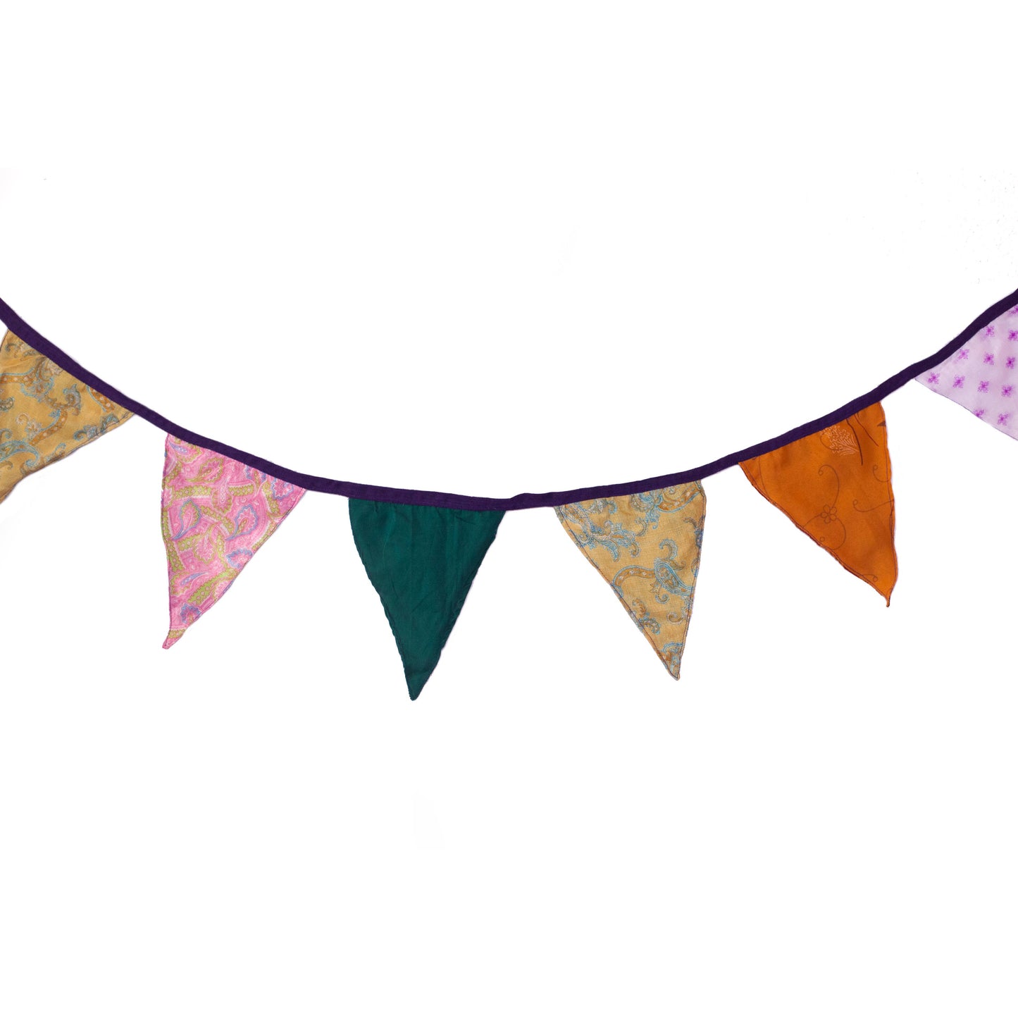 Upcycled Flags Garland