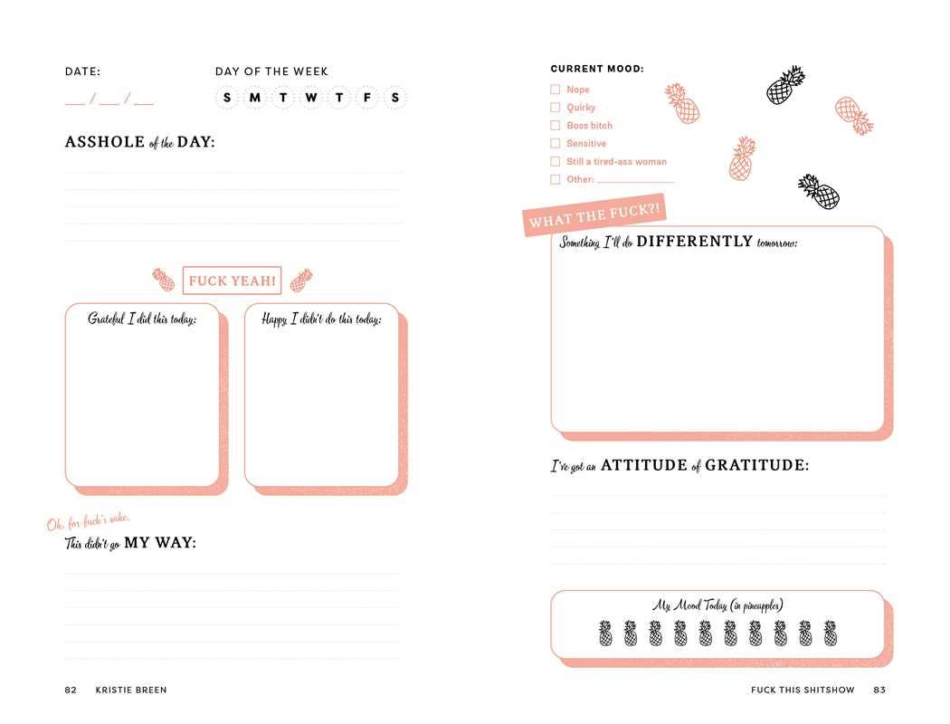 Fuck This Shitshow Gratitude Journal