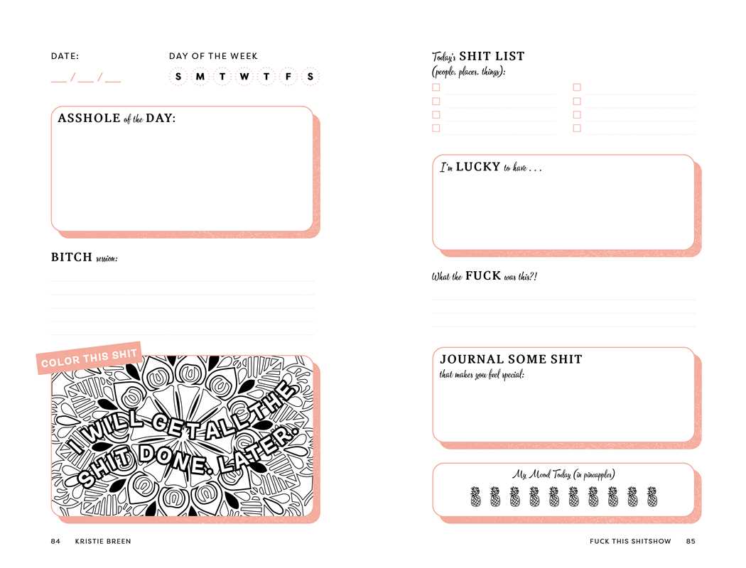 Fuck This Shitshow Gratitude Journal