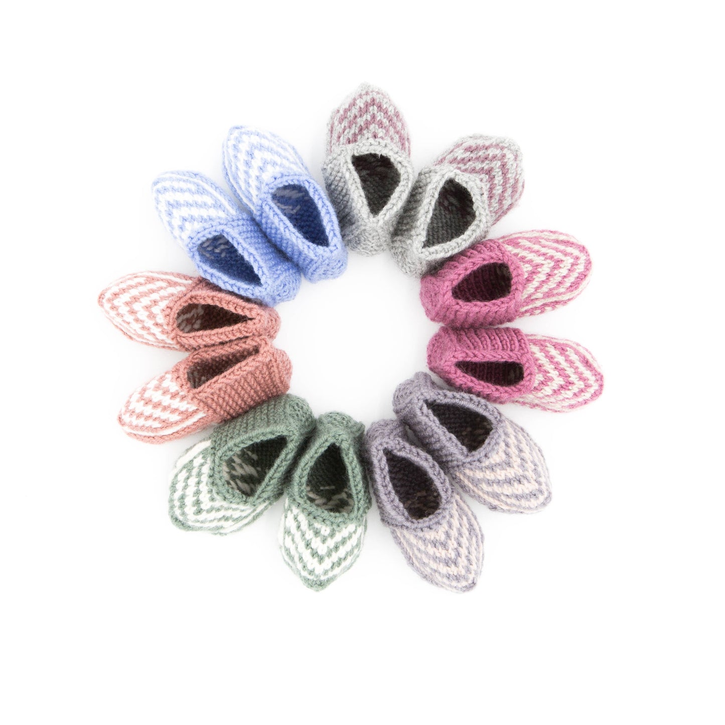 Knit Baby Socks: Colorful