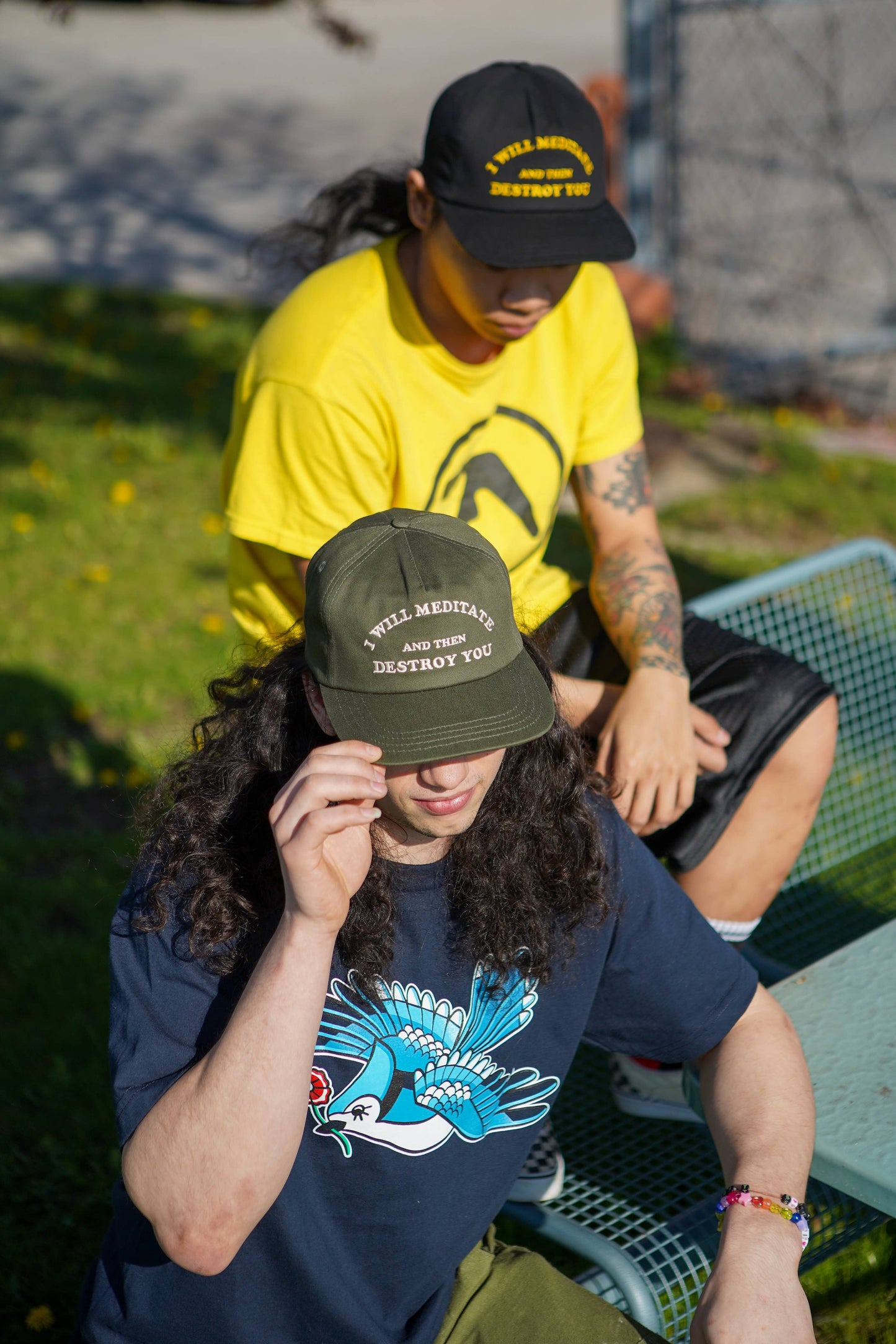 Yoga Flame Cap: Dusty Pink Bleached