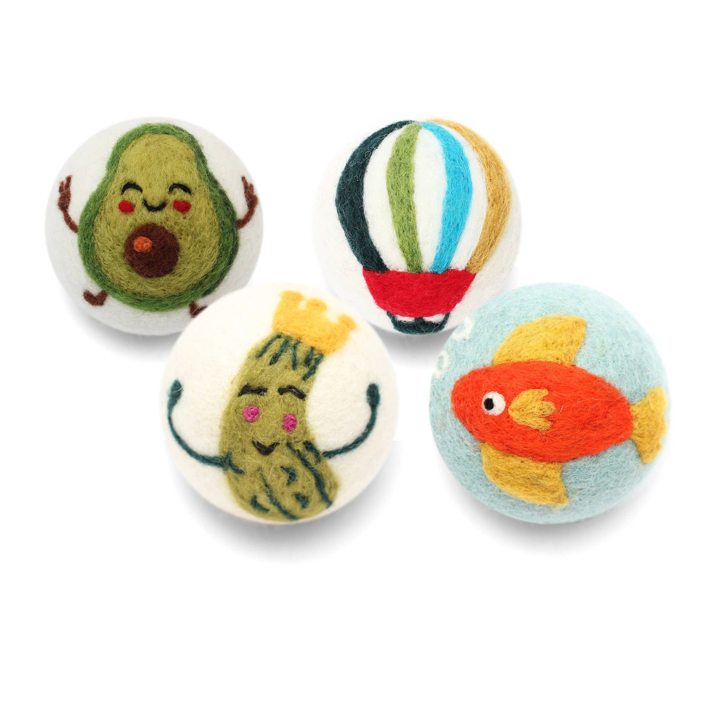 Other: (Avocado, Pickle, Fish, Balloon) Wool Dryer Balls : Avocado