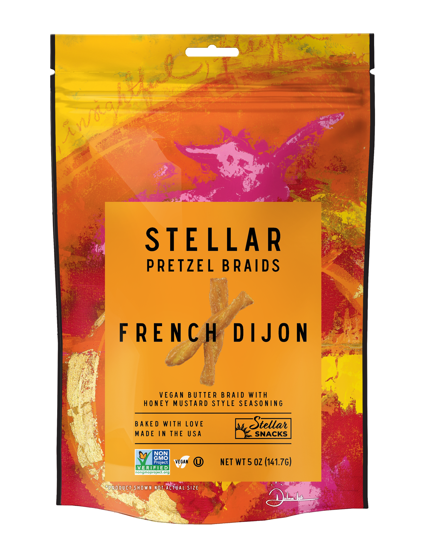 Stellar Pretzel Braids - French Dijon - 5oz
