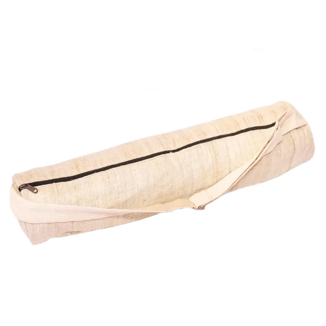 Natural Hemp Yoga Mat Bag: Natural
