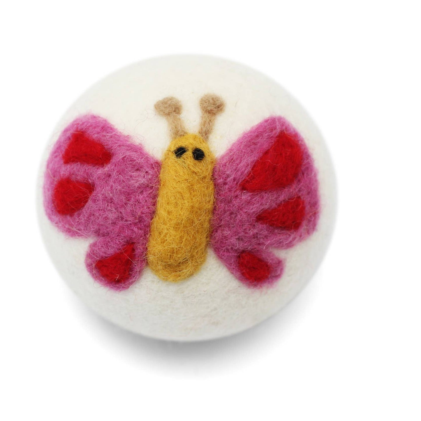 Bugs: (Butterfly's, Lady Bug) Wool Dryer Balls : Lady Bug