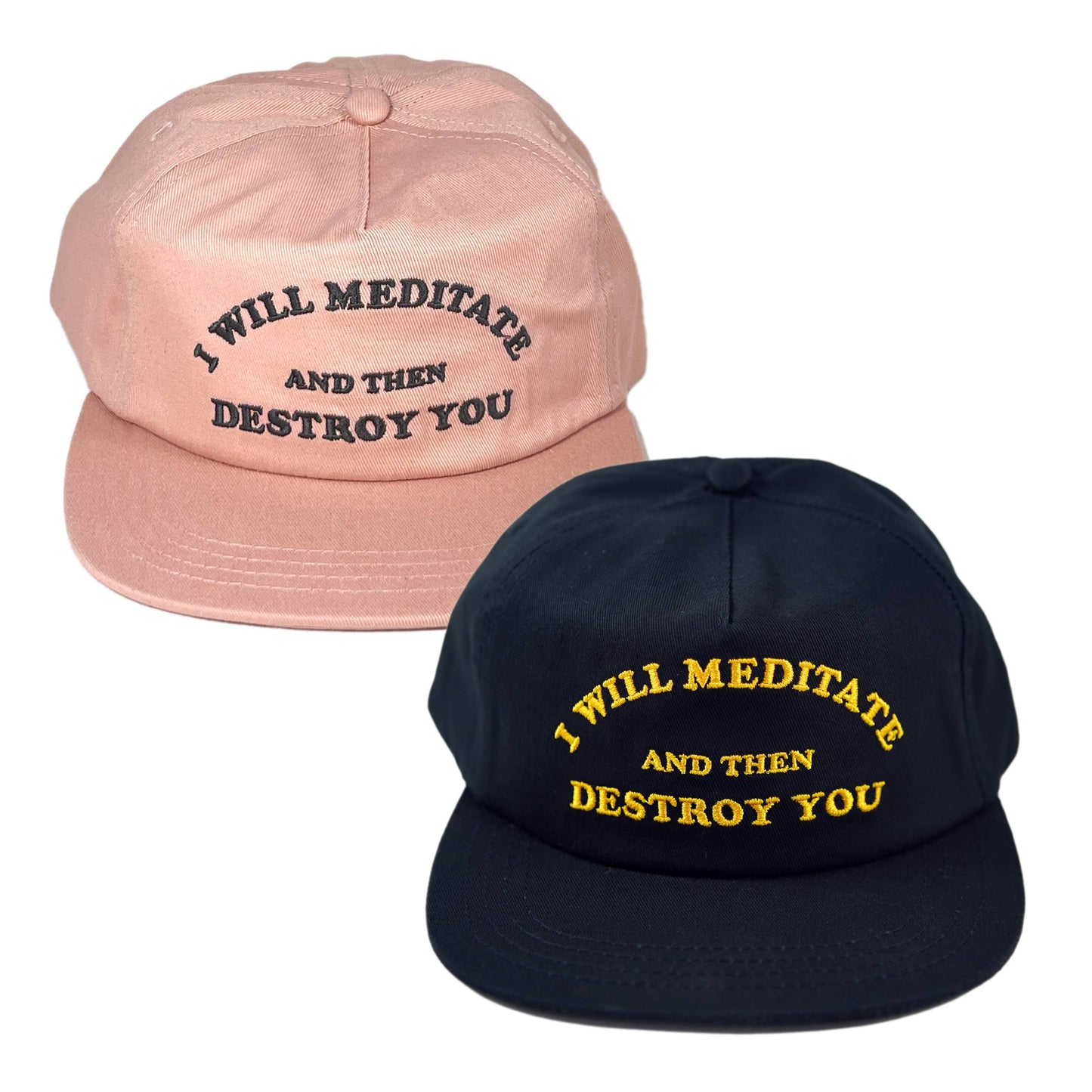 Yoga Flame Cap: Dusty Pink Bleached
