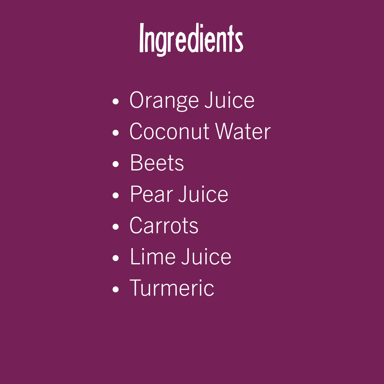 Beets and Turmeric Just Made Juice