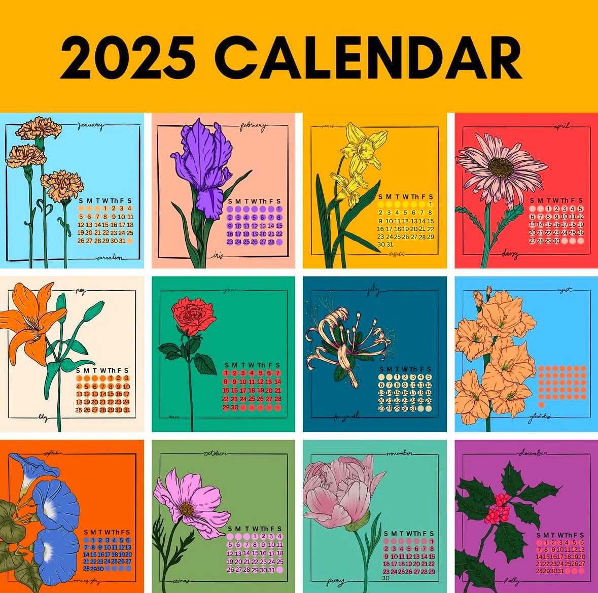 2025 Calendar