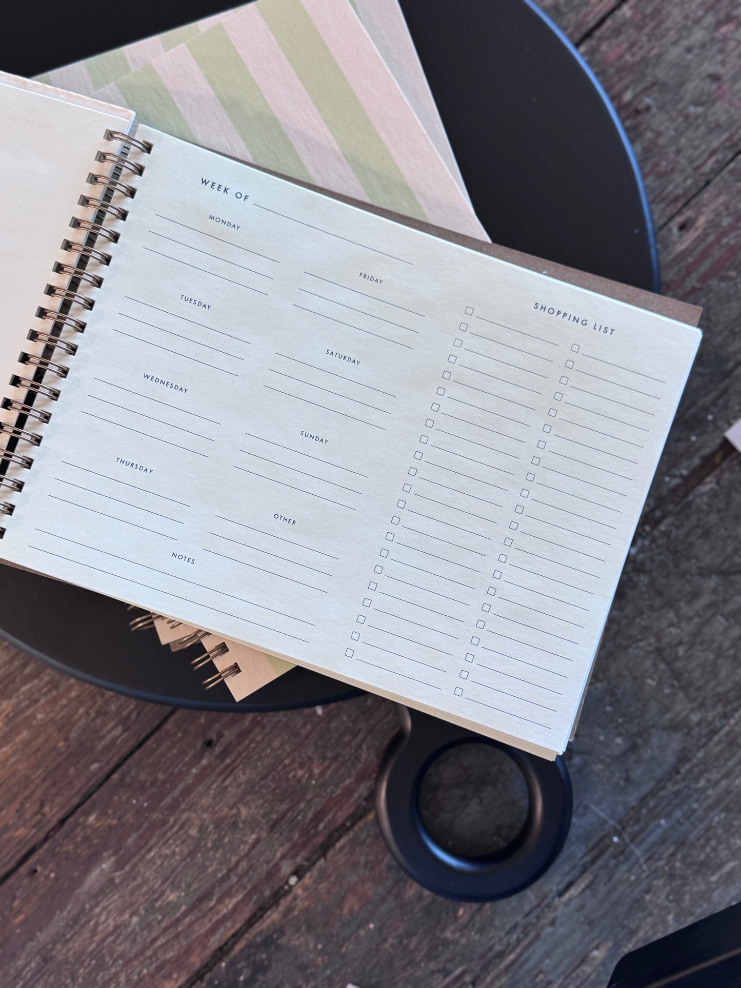 Simple Grid Meal Planner