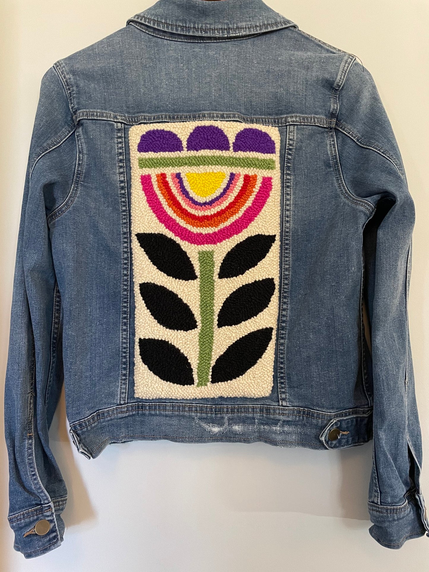 Mod Flower Denim Jacket