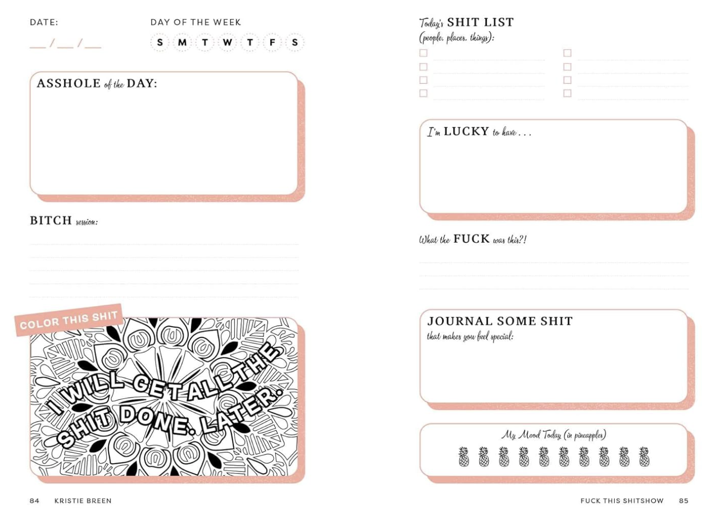 F*ck This Sh*tshow - A Gratitude Journal for Tired-Ass Women