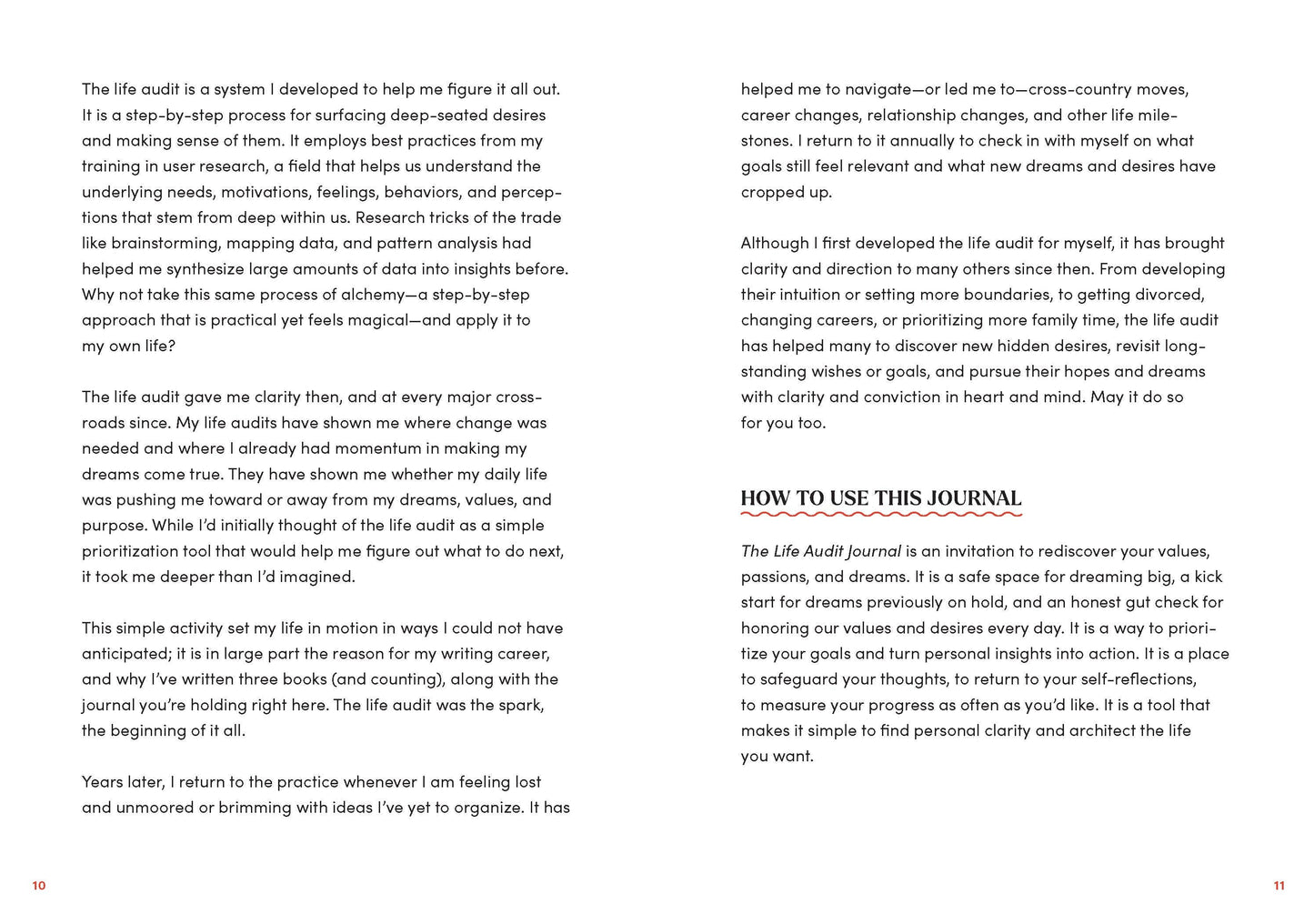 Life Audit Journal