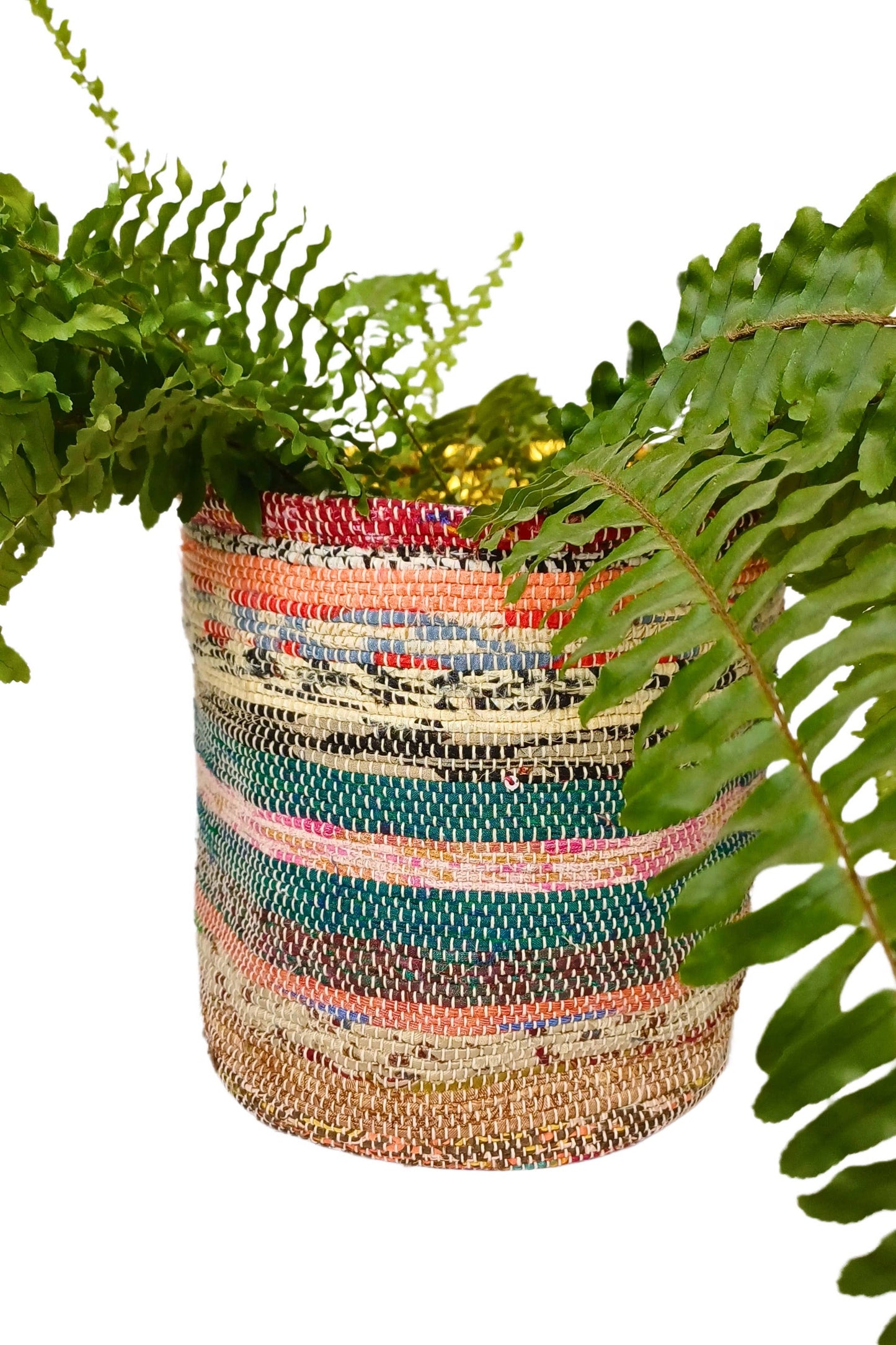 Upcycled Plant Pot Cover: Large