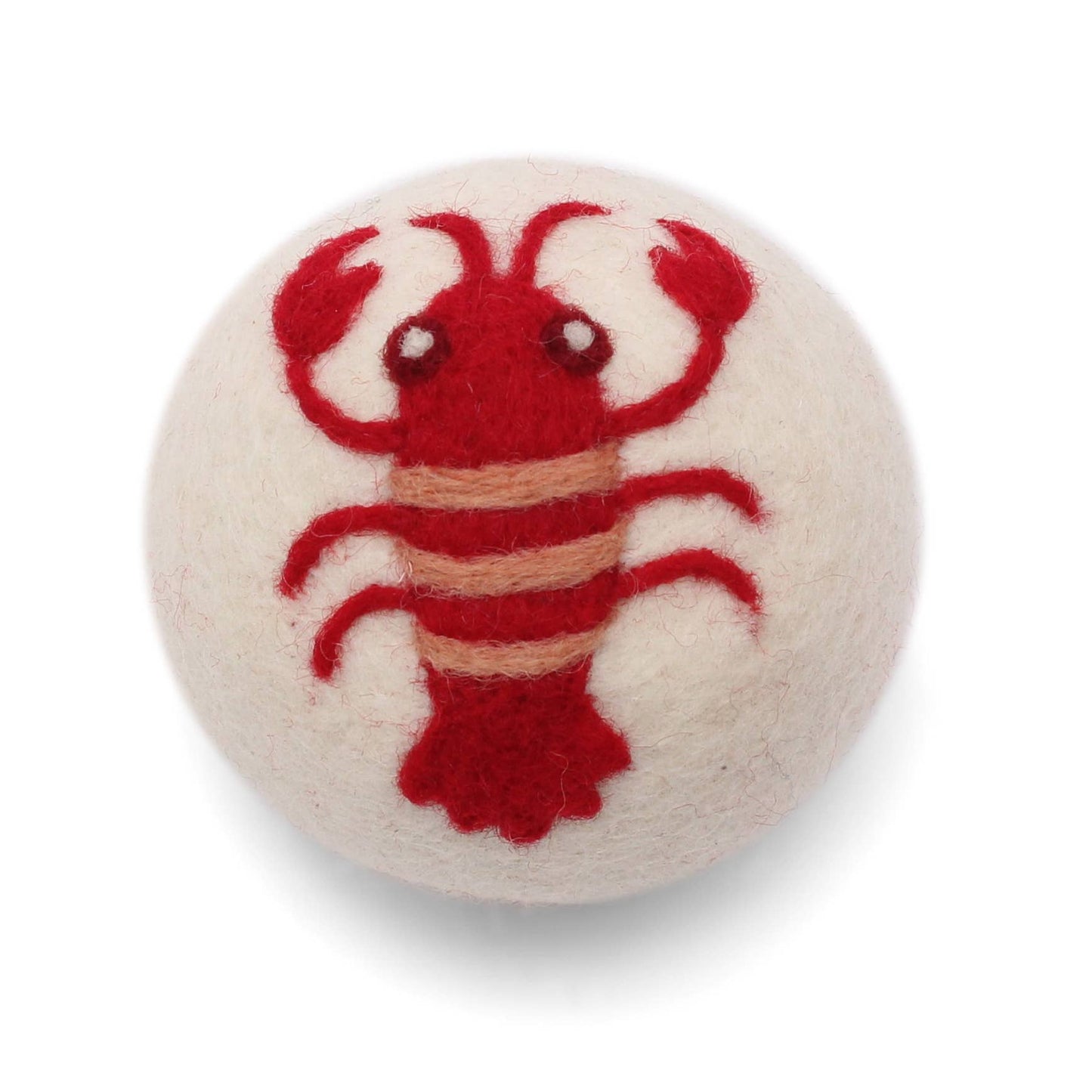 Sea Creatures: Eco Wool Dryer Balls Fair Trade: Crab