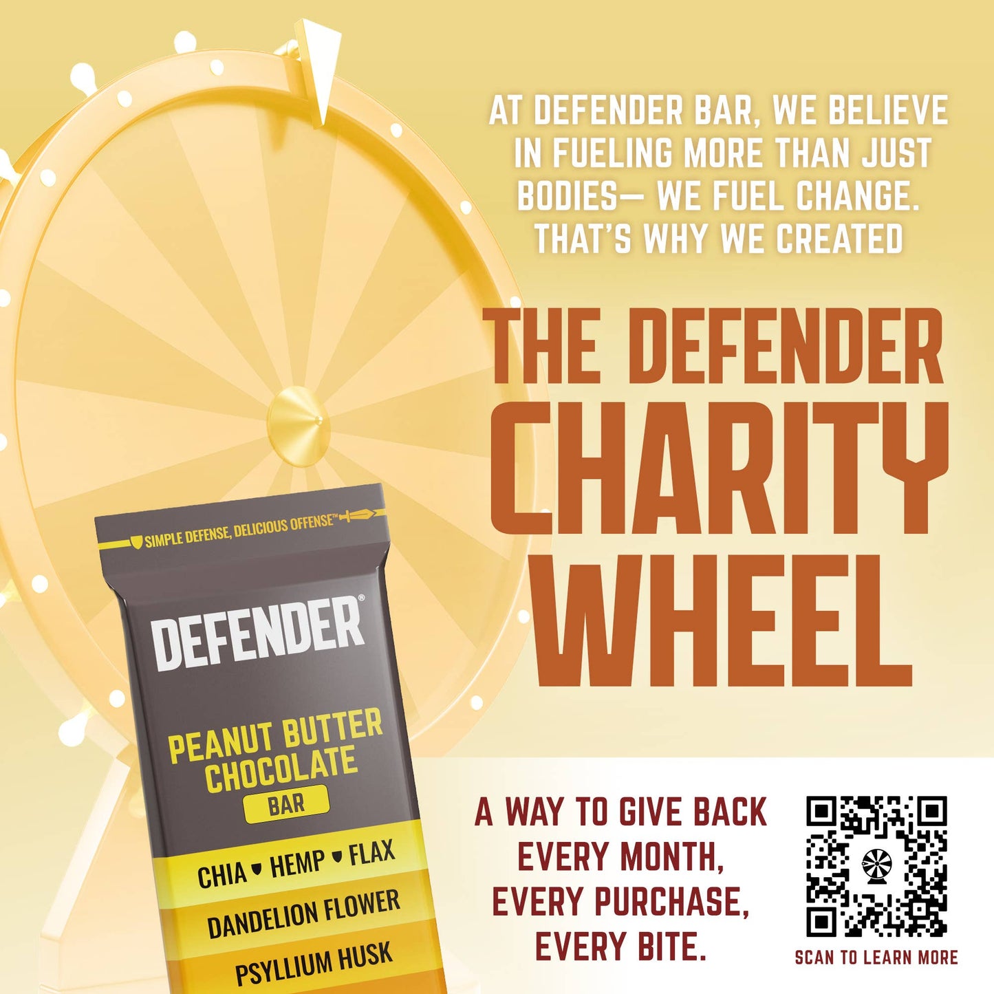 Peanut Butter Chocolate Defender Bar