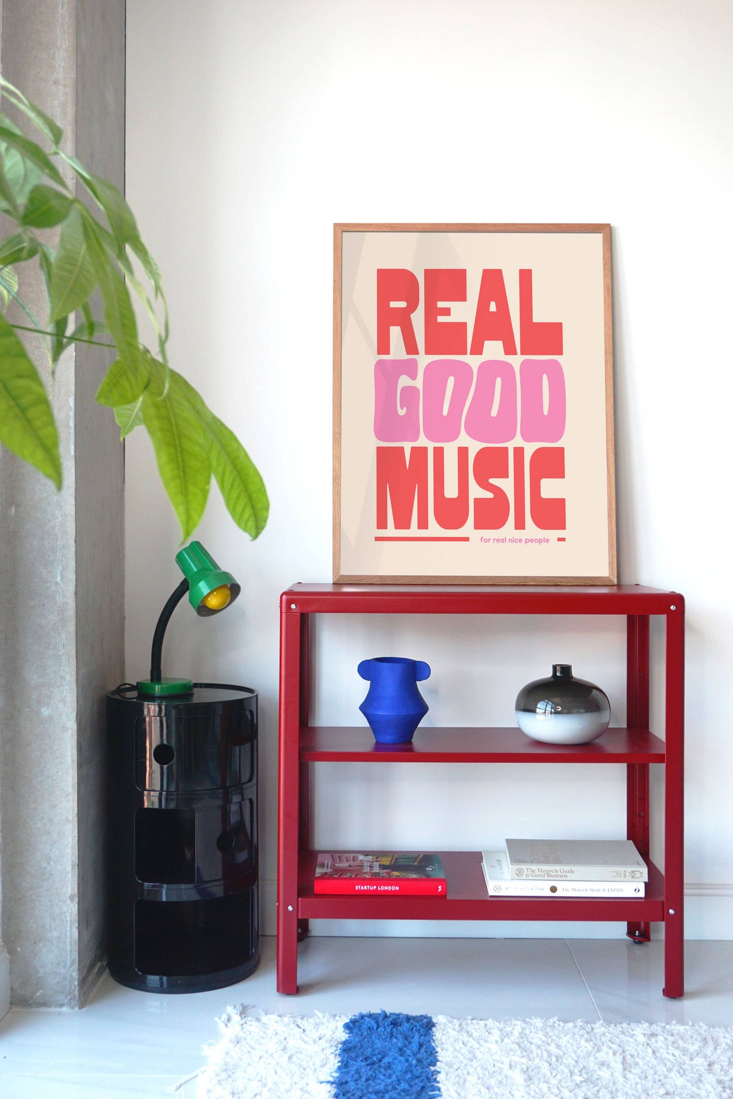 Real Good Music Art Print: Black / 5 x 7