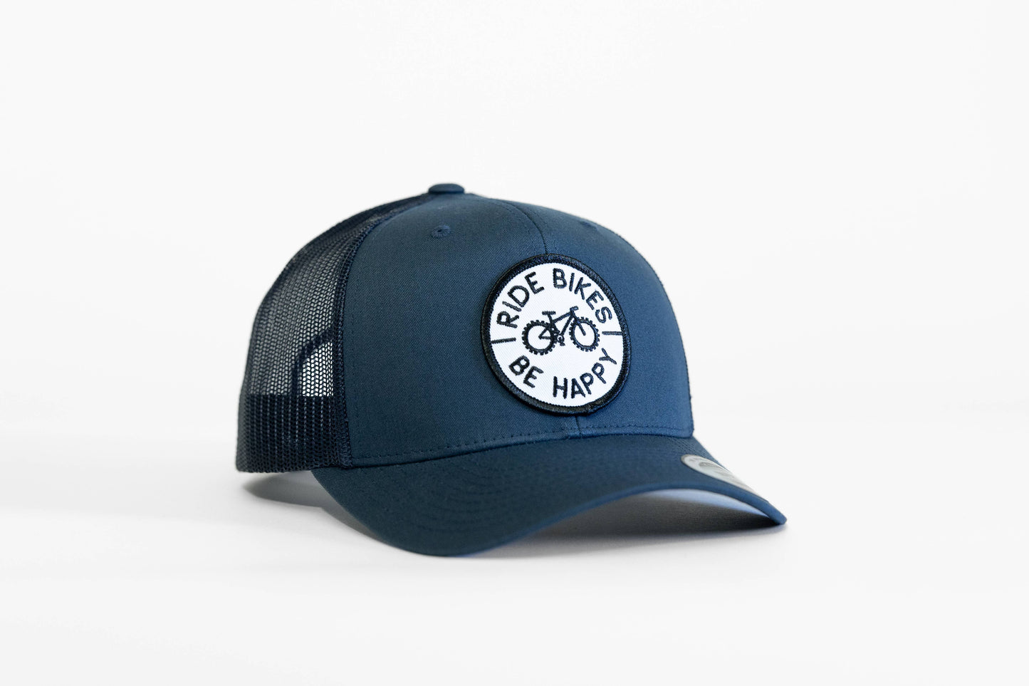 Ride Bikes Be Happy Hat | Cycling, MTB Trucker Hats | Great: Moss/Khaki
