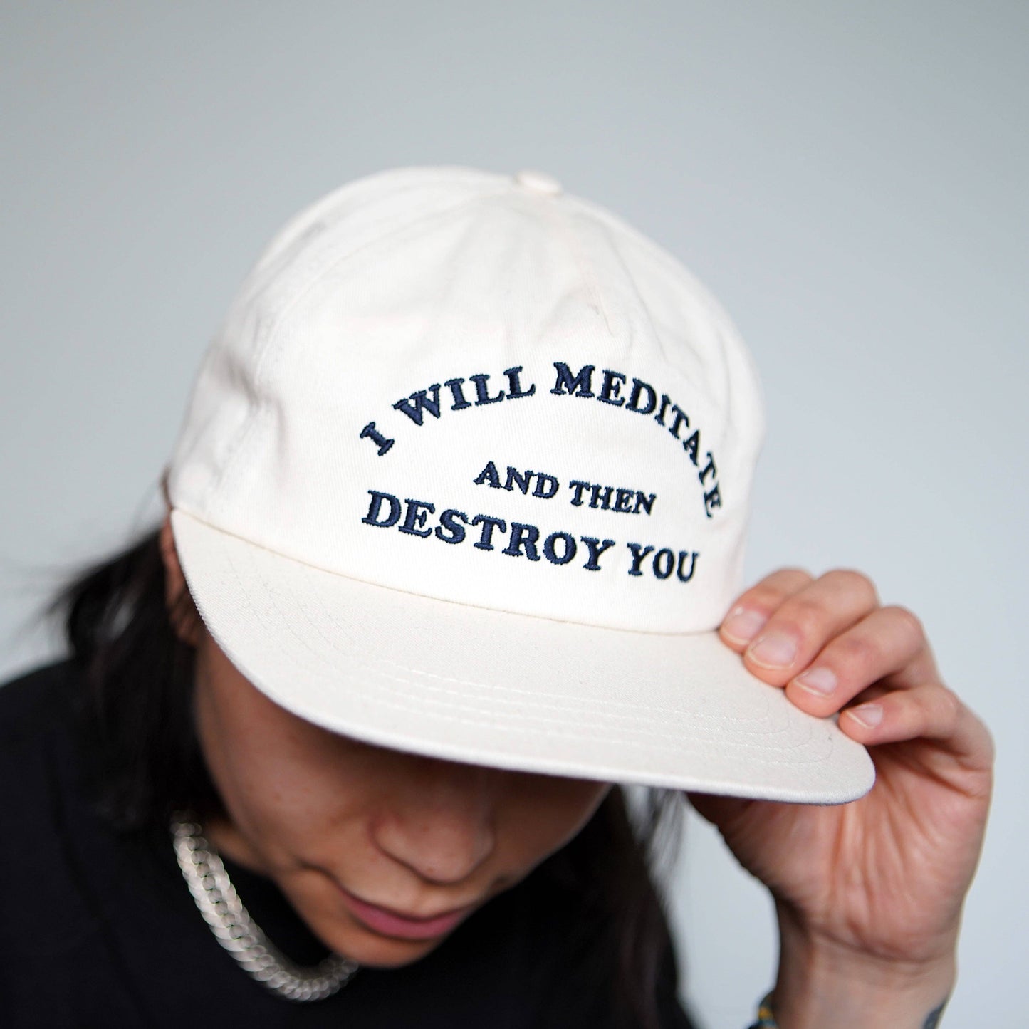 Yoga Flame Cap: Dusty Pink Bleached
