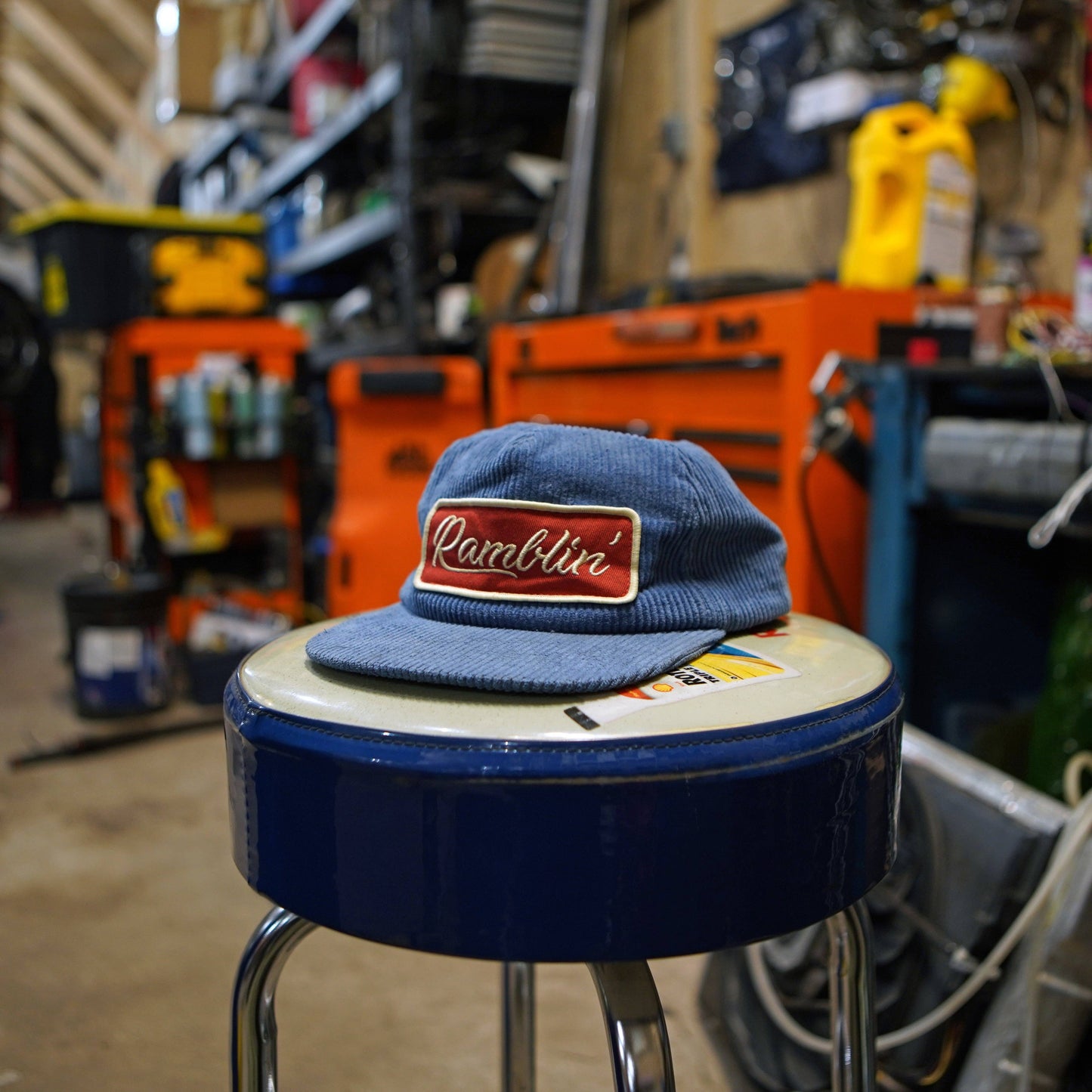 Corduroy Ramblin' Hat: Smoky Blue