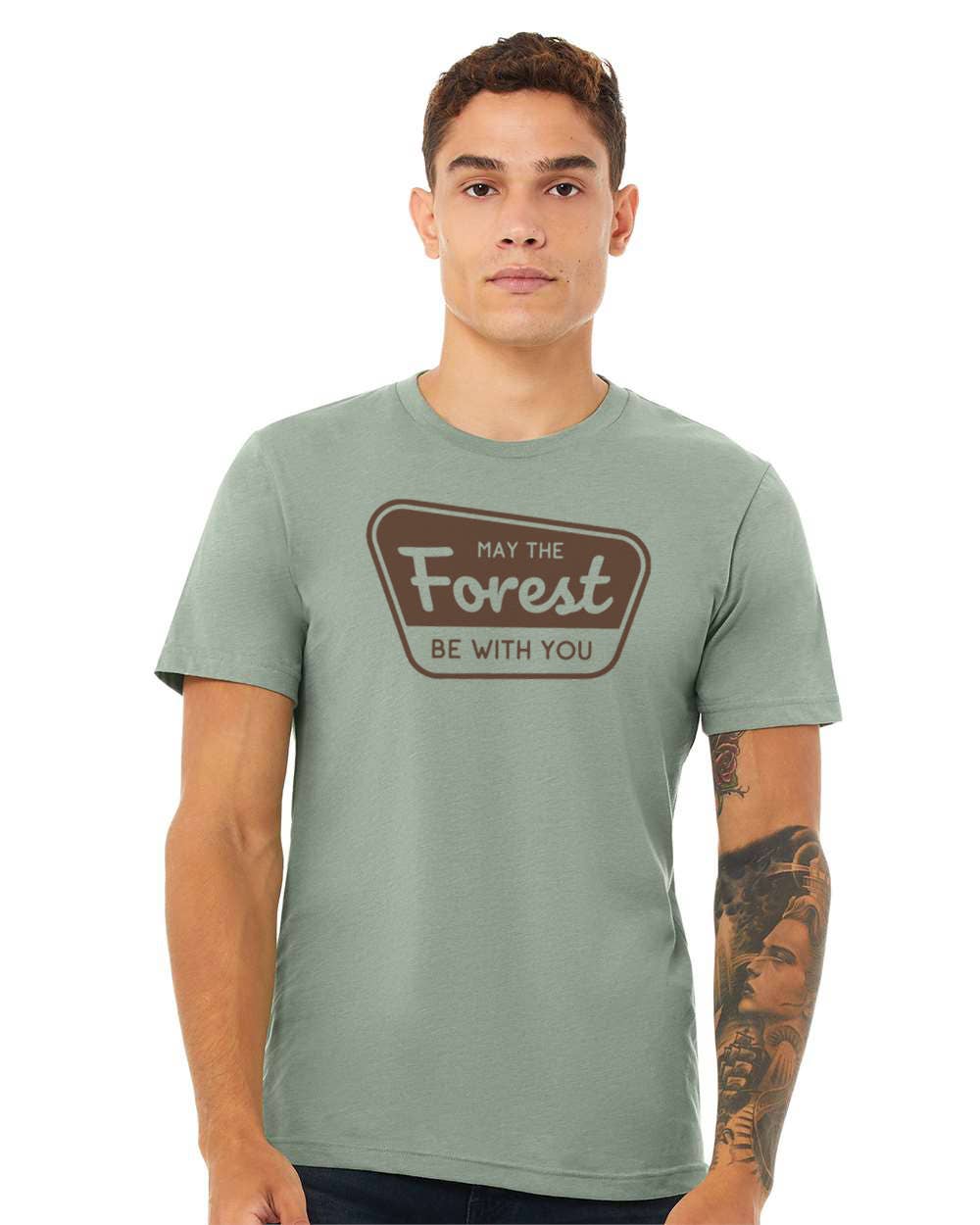 May The Forest be With You T Shirt | Star Wars Adventure: Heather Sage / Adult XXLarge