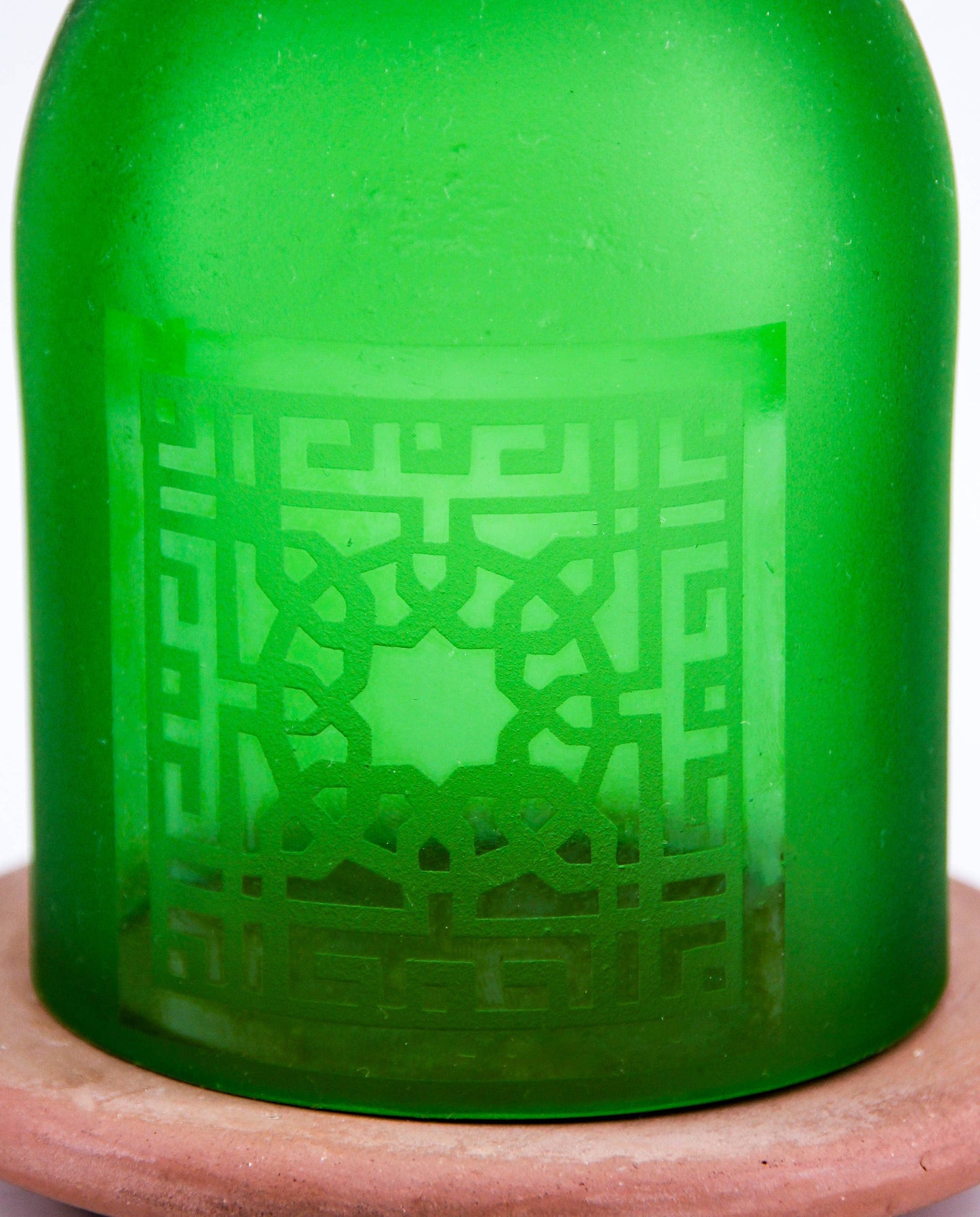 Cairo Lantern/Votive Upcycled Hand-Crafted: Clear
