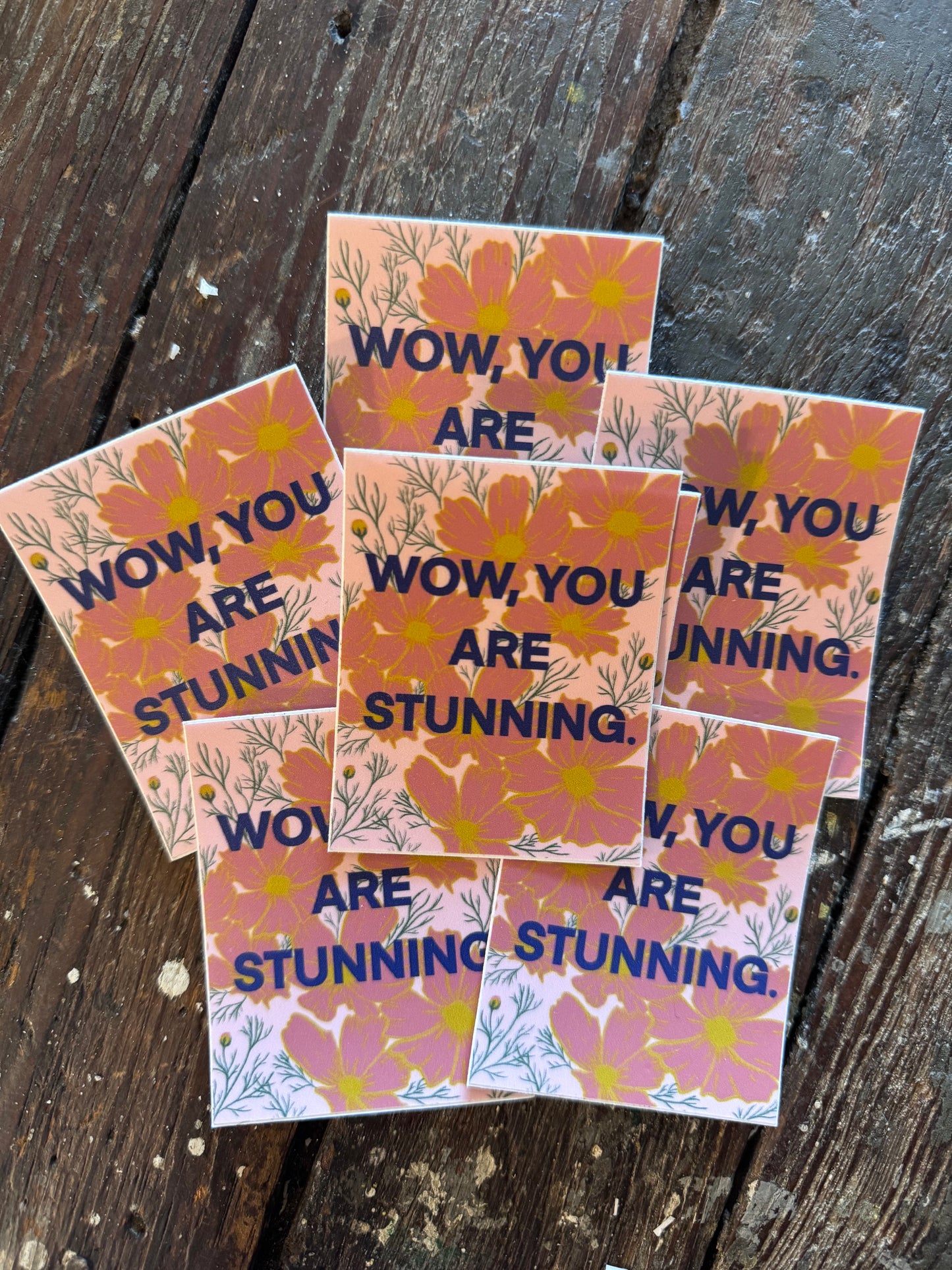 Wow, You Are Stunning Sticker