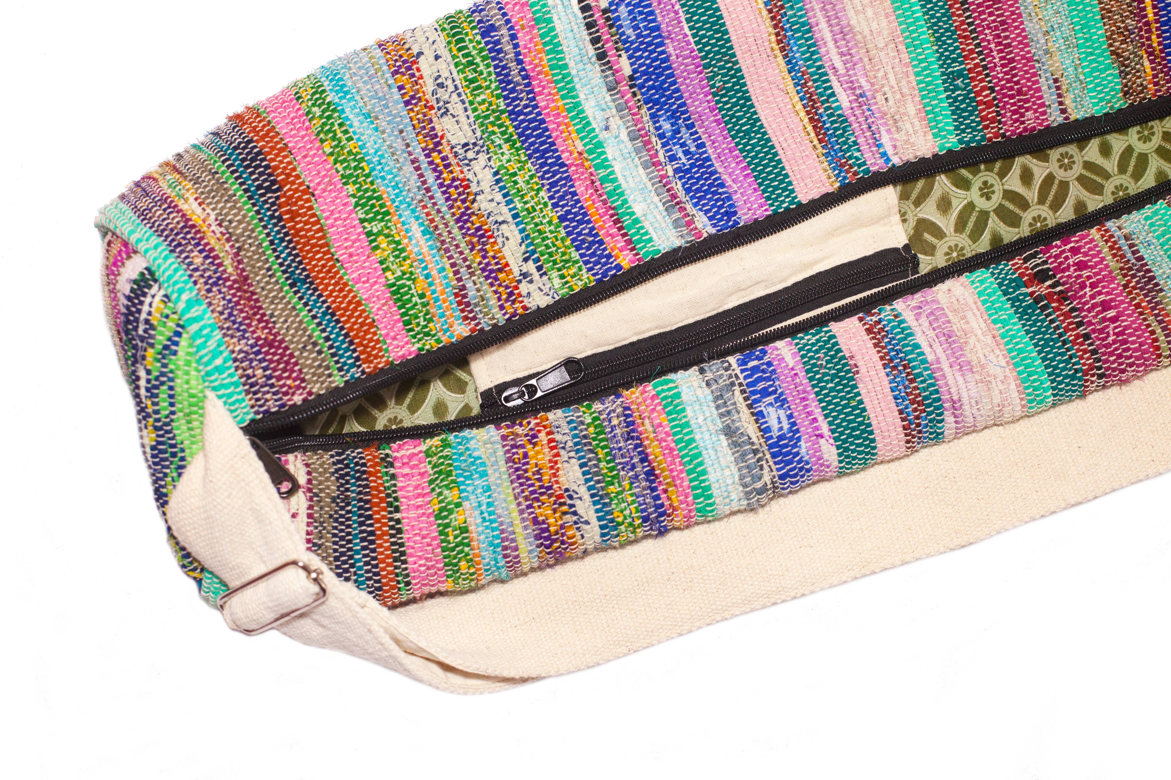 Local Women’s Handicrafts Yoga Mat Bag - Thumbnail 4