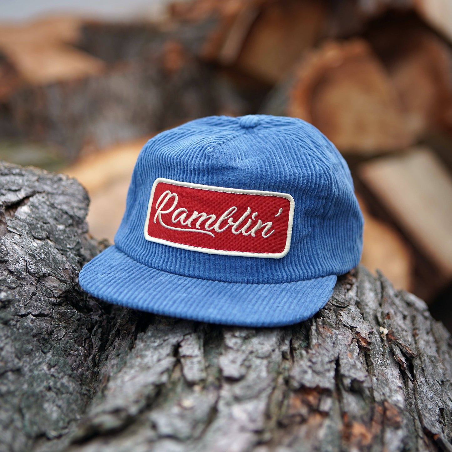 Corduroy Ramblin' Hat: Smoky Blue