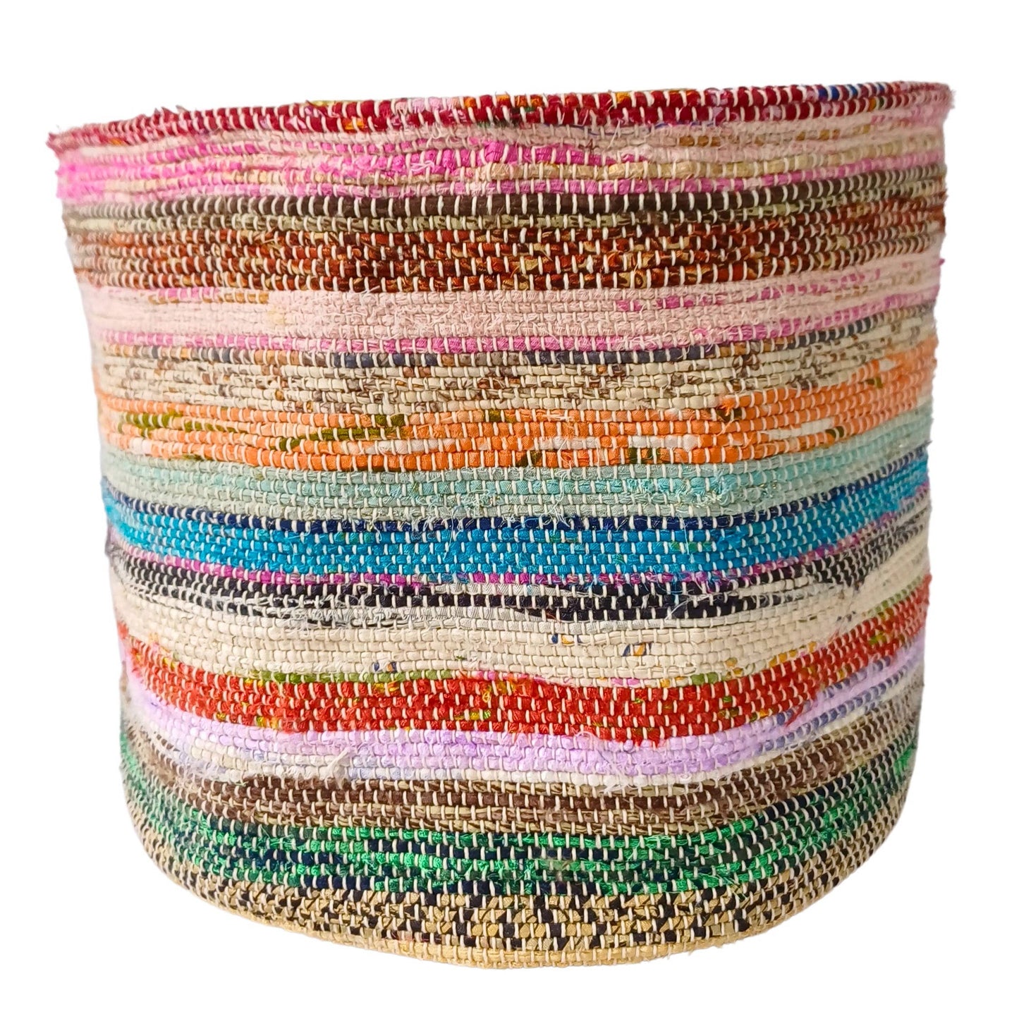 Upcycled Plant Pot Cover: Large