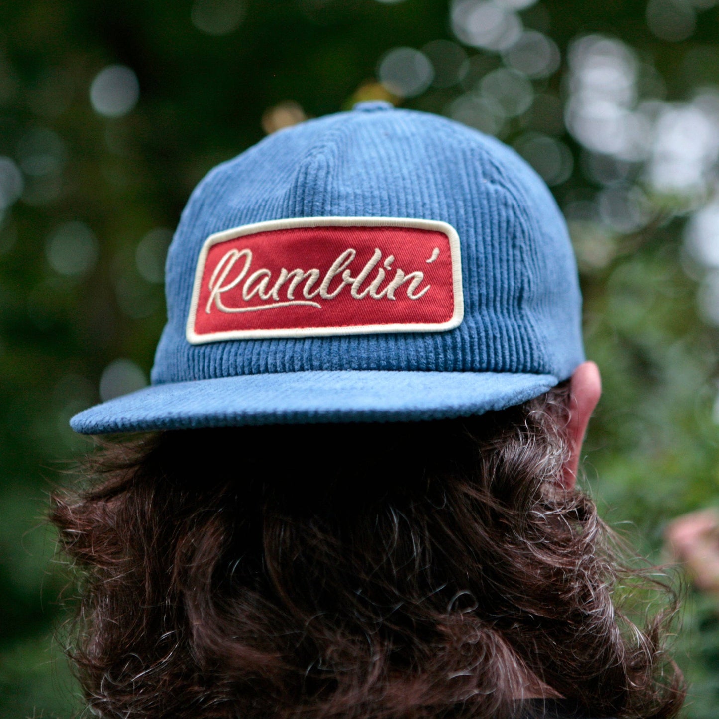 Corduroy Ramblin' Hat: Smoky Blue