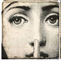 Fornasetti - Tumbled Marble Coasters