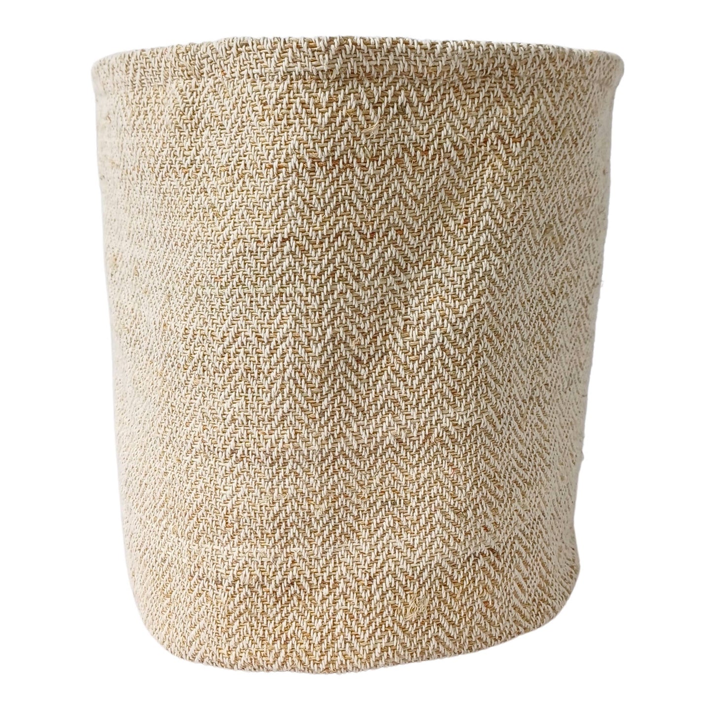 Handwoven Hemp Plant Pot Cover: Large