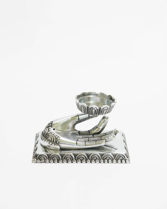 Incense Burner, Hand of Compassion and Lotus Flower