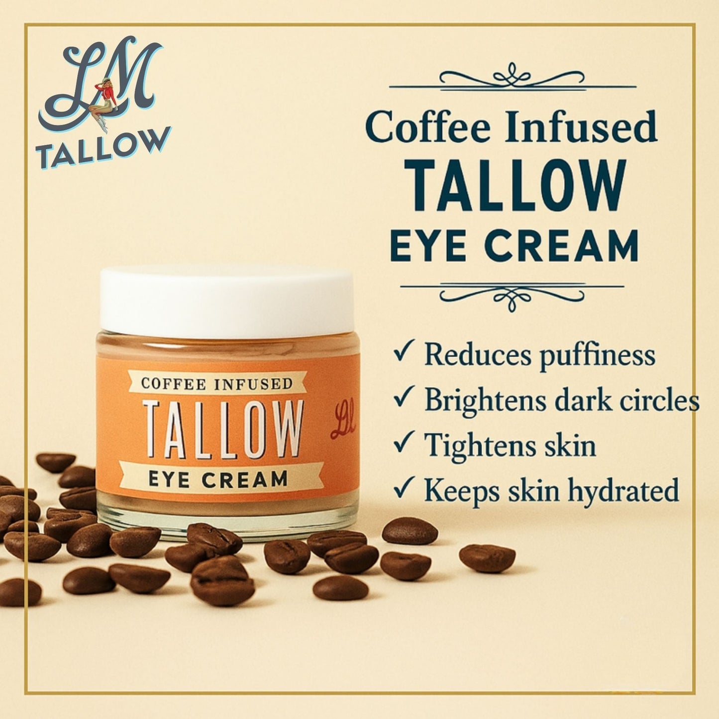 Deluxe Tallow Skincare Gift Set - 6-Piece Grass-Fed Bundle with Candle & Soaps