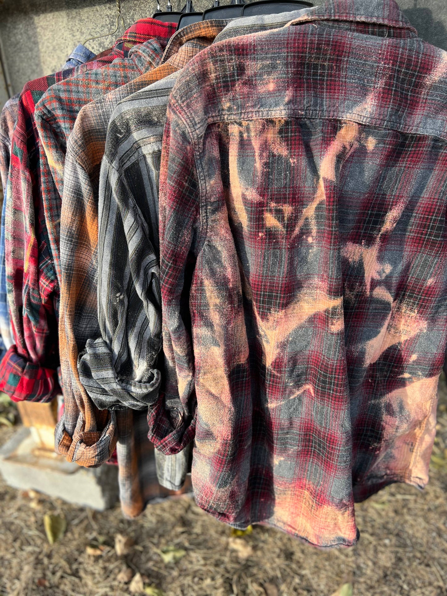 Bleached Flannel: XL