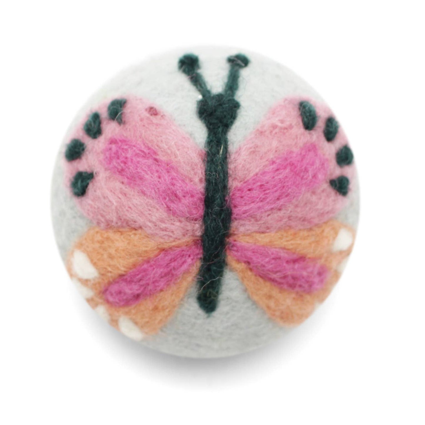 Bugs: (Butterfly's, Lady Bug) Wool Dryer Balls : Caterpillar