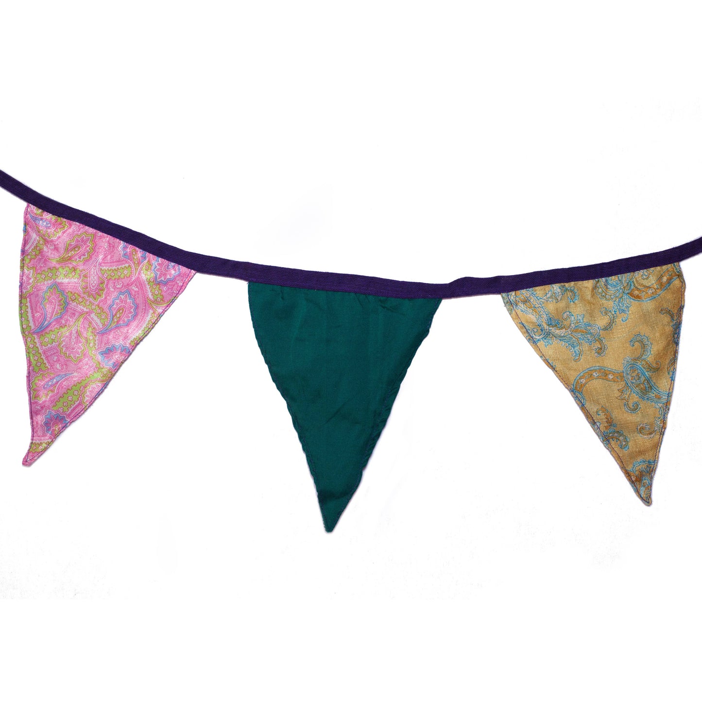 Upcycled Flags Garland