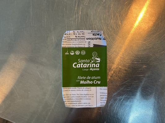 Santa Catarina Gourmet Tuna Fillets in Molho Cru