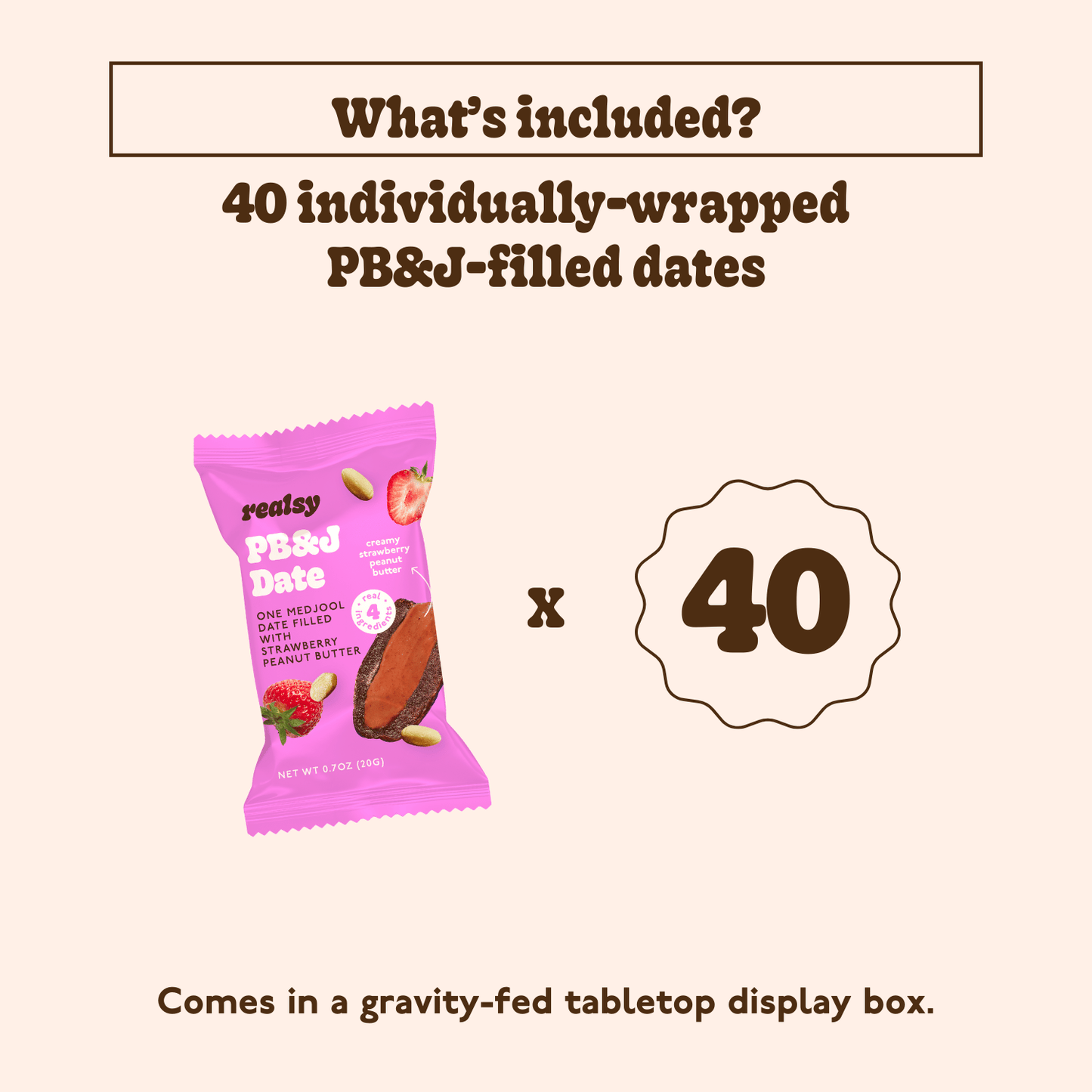 Realsy PB&J Medjool Dates