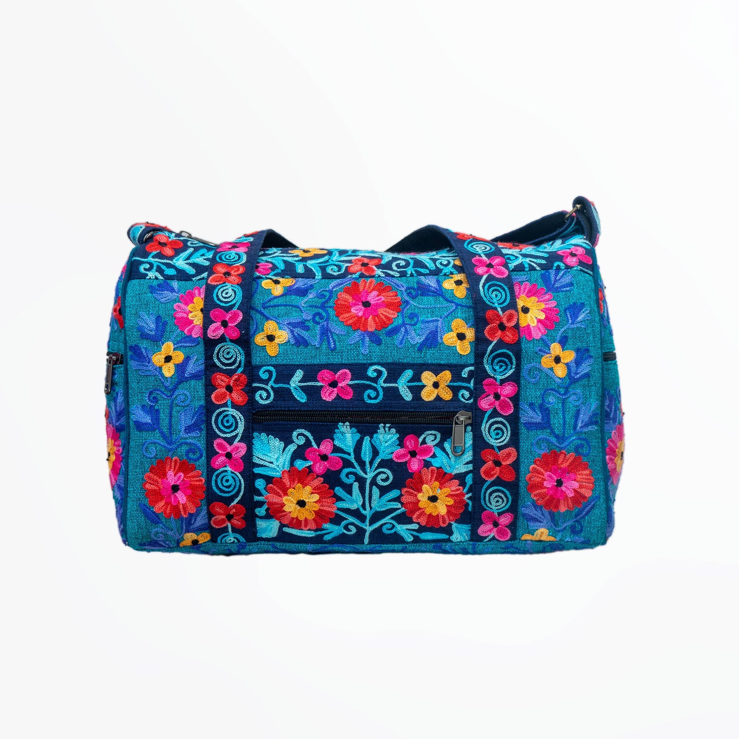  Embroidery Mini Travel Bag: Green