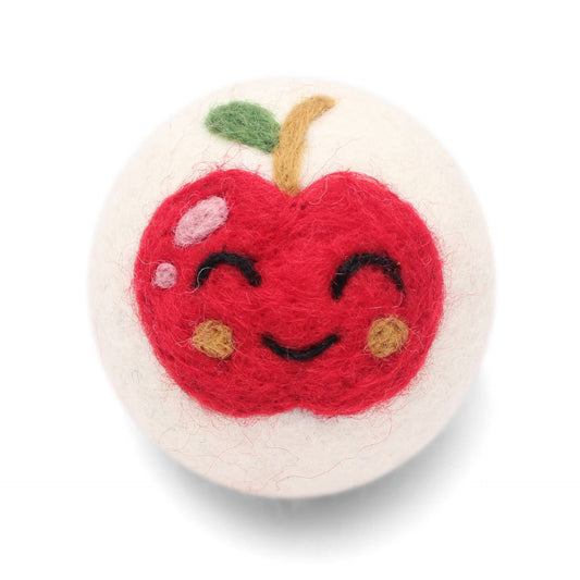 Fruits: Eco Wool Dryer Balls Fair Trade: Apple