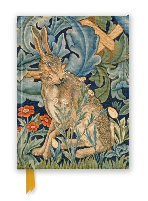 William Morris: Hare from The Forest Tapestry Foiled Journal